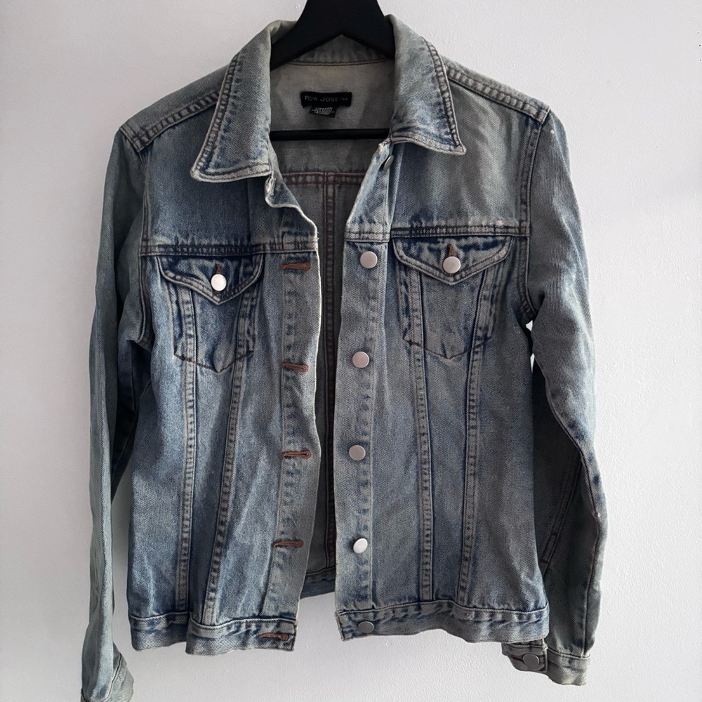 For Joseph Light Blue Denim Jacket